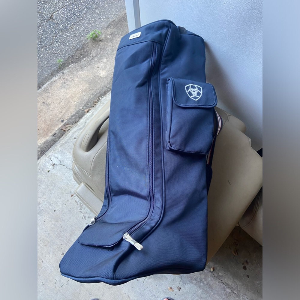 ARIAT Team Tall Navy Boot bag
